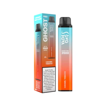 Caramel Tobacco 20mg 3500 Puffs by Vapes Bars Ghost Pro