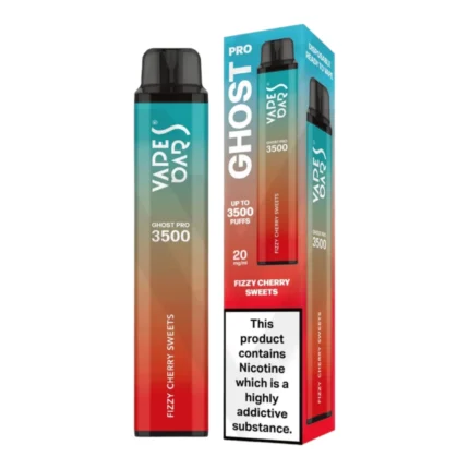 Fizzy Cherry Sweets 20mg 3500 Puffs by Vapes Bars Ghost Pro