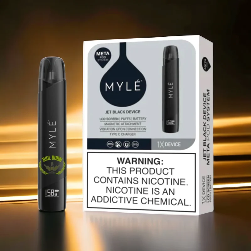 Myle V5 Jet Black Meta Device - Dubai Vapor City