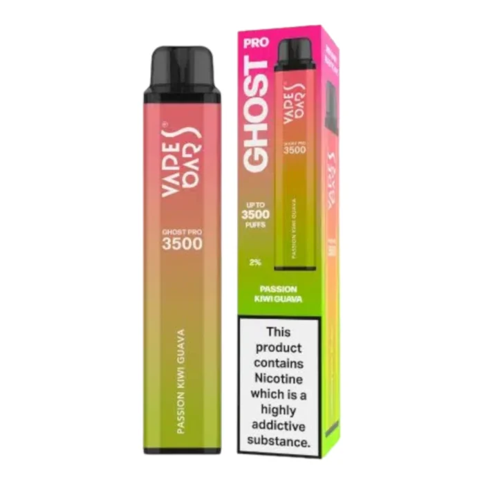 Passion Kiwi Guava 20mg 3500 Puffs by Vapes Bars Ghost Pro