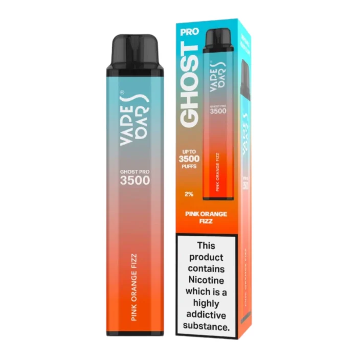 Pink Orange Fizz 20mg 3500 Puffs by Vapes Bars Ghost Pro