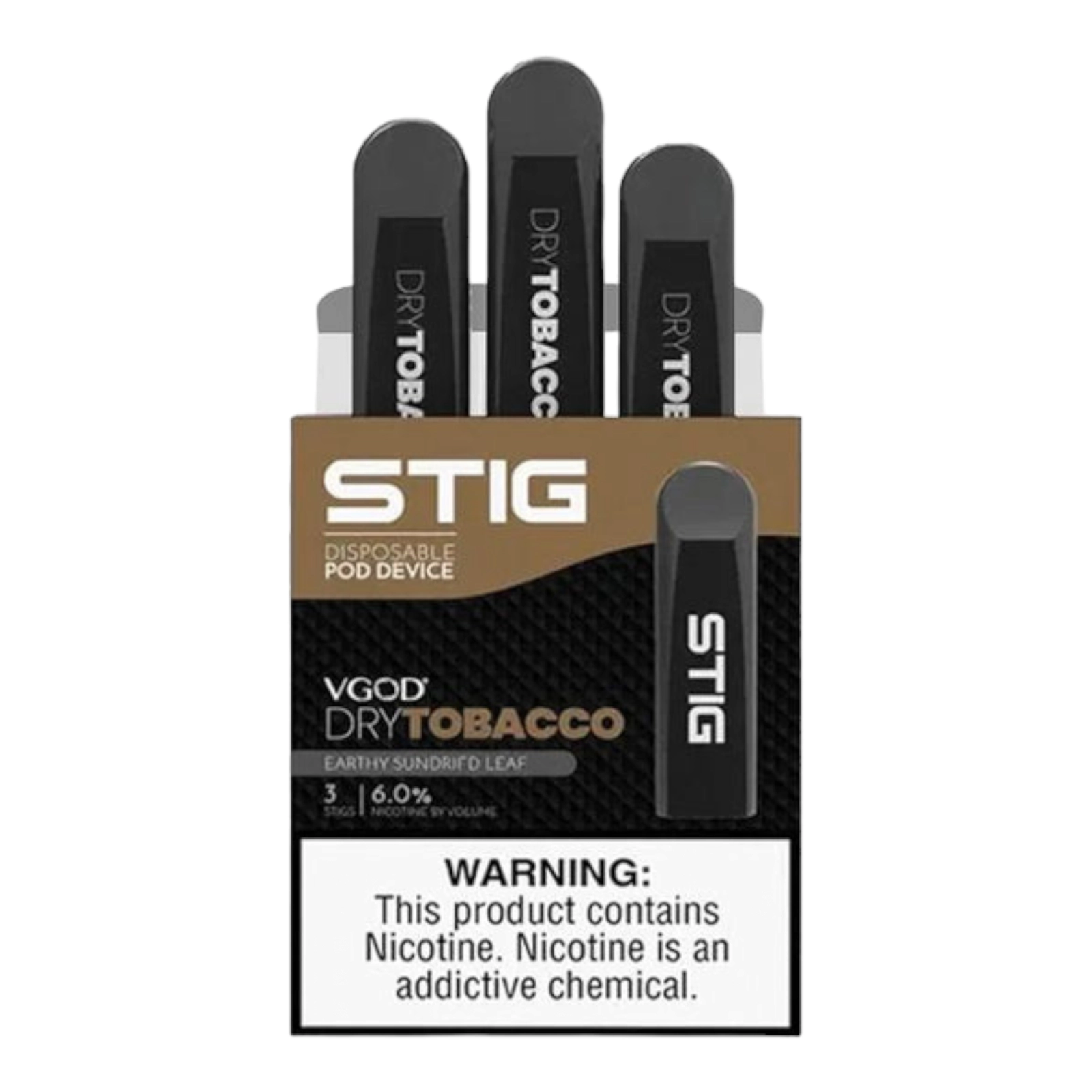 Stig Disposable – Dry Tobacco VGOD Pod Device