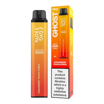 Strawberry Peach Citrus 20mg 3500 Puffs by Vapes Bars Ghost Pro