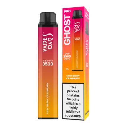 Very Berry Cranberry 20mg 3500 Puffs by Vapes Bars Ghost Pro