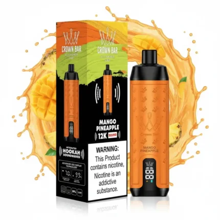 Al Fakher Crown Bar 12000 Puffs – Mango Pineapple Disposable Vape