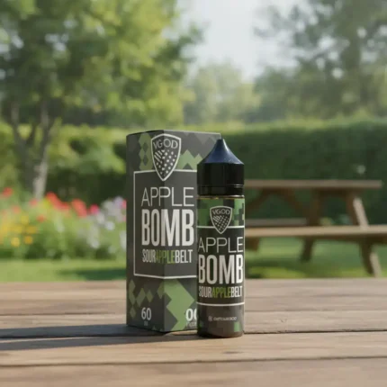 Apple Bomb by VGOD (Iced & Non-Iced) – 60mL (0 mg) – Vape Juice
