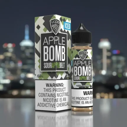 Apple Bomb by VGOD (Iced & Non-Iced) – 60mL (3 mg) – Vape Juice