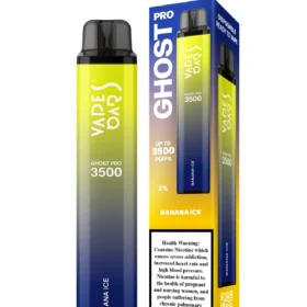 Banana Ice Vape Bar Ghost Pro 20mg 3500 Puffs — Disposable Vape in Dubai