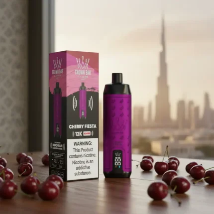 Crown Bar Al Fakher 12000 Puffs – Cherry Fiesta Disposable Vape