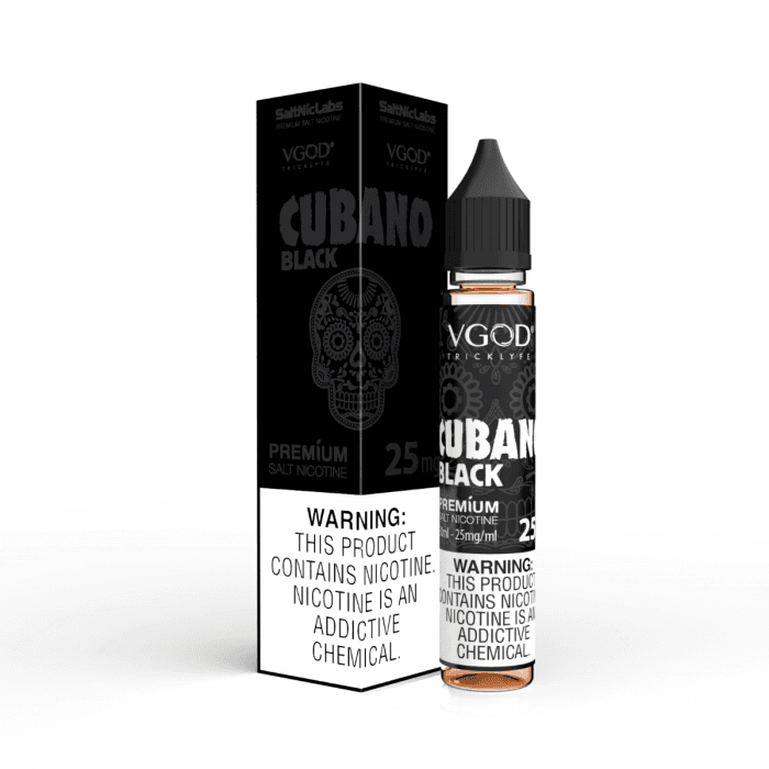 Cubano black by VGOD Black Salt Nic 30 ml Tobacco, Vanilla, Custard