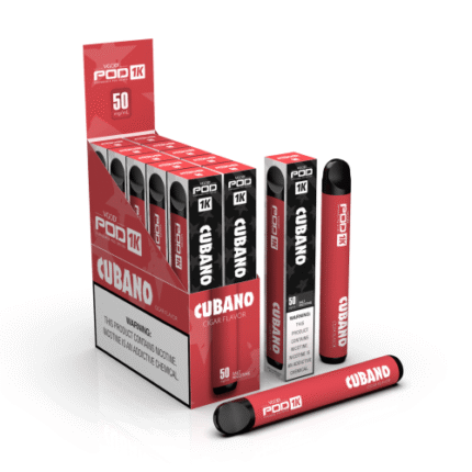 VGOD Pod - Cubano Disposable Device (1500 Puffs) 5ml 50mg (5% nicotine )
