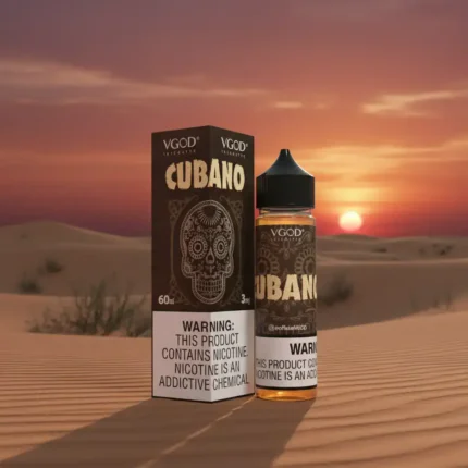 Cubano by VGOD – 60mL (3 mg) Vape Juice – Silver, Brown, and Black Variants
