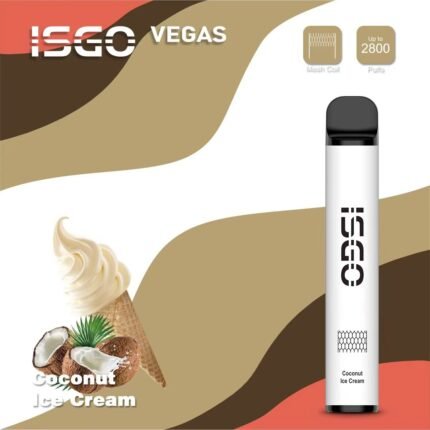 ISGO Vegas Coconut Ice Cream Disposable Vape 2800 Puffs