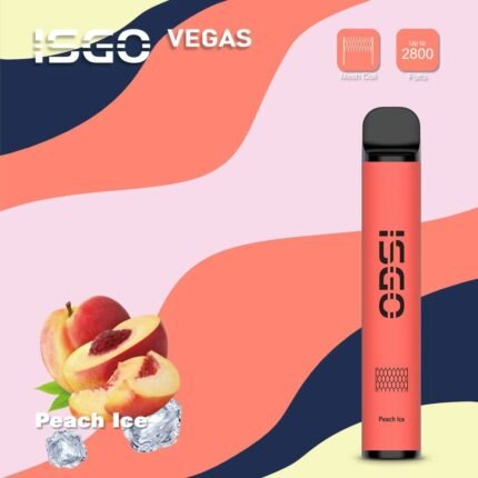 ISGO Vegas Peach Ice Disposable Vape 2800 Puffs
