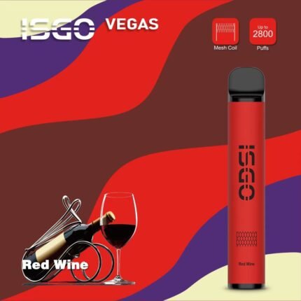 ISGO Vegas Red Wine Disposable Vape 2800 Puffs