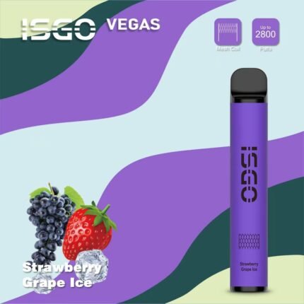 ISGO VEGAS STRAWBERRY GRAPE ICE 2800 PUFFS