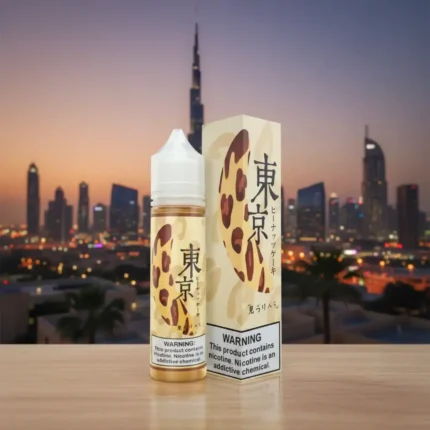 Iced Peanut Banana Cake by Tokyo – Dessert E-Liquid (Zero mg, 3mg, 6mg Nicotine)