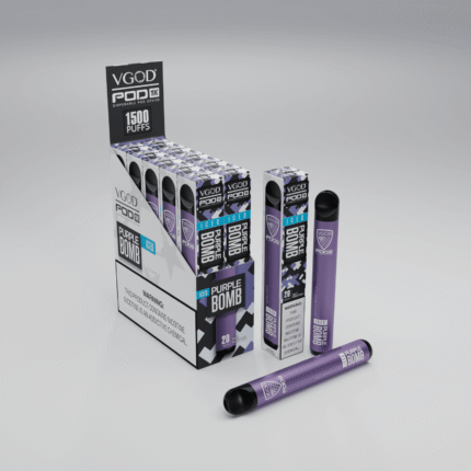 VGOD Pod - Purple Bomb Disposable Device 20mg -1500 Puffs