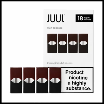 JUUL Rich Tobacco Pod 18 mg/ml – Pack of 4 in UAE