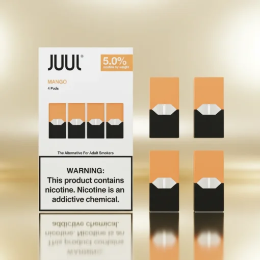 Juul Mango Pods 5% Nicotine 200 Puffs (4 Pcs)