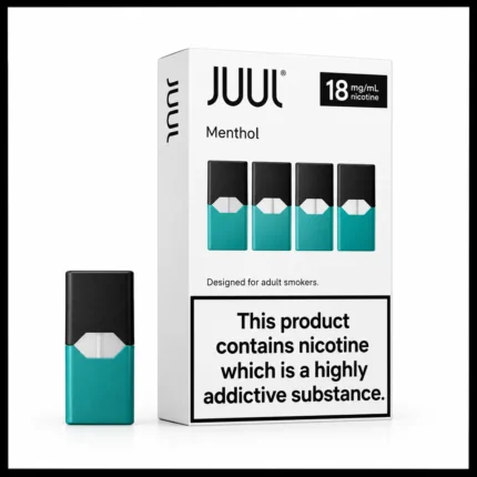 Juul Menthol E Liquid Pods 18 Mg 200 Puffs (Pack of 4)