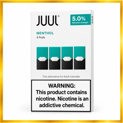 Juul Mint Pods 5% 50mg Nicotine 200 Puffs (4 Pods)