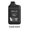 MYLE META BOX ICED MINT 5000 PUFFS 20MG
