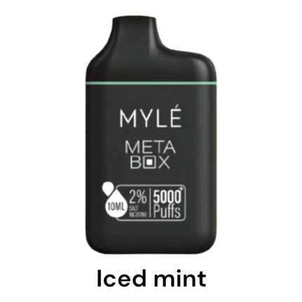MYLE META BOX ICED MINT 5000 PUFFS 20MG