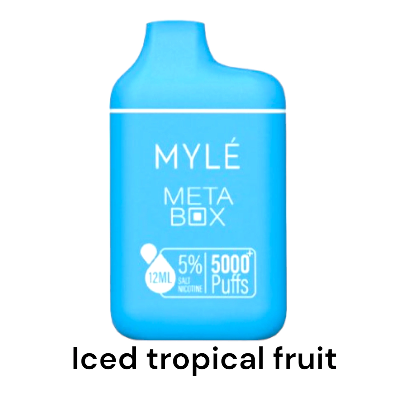 MYLE META BOX ICED TROPICAL FRUIT 5000 PUFFS