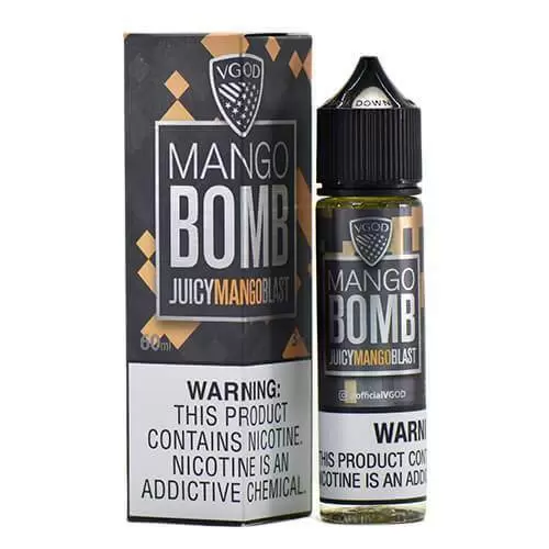 Mango Bomb VGOD (Iced & Non-Iced) – 60mL (0 mg) – Vape Juice - Image 2