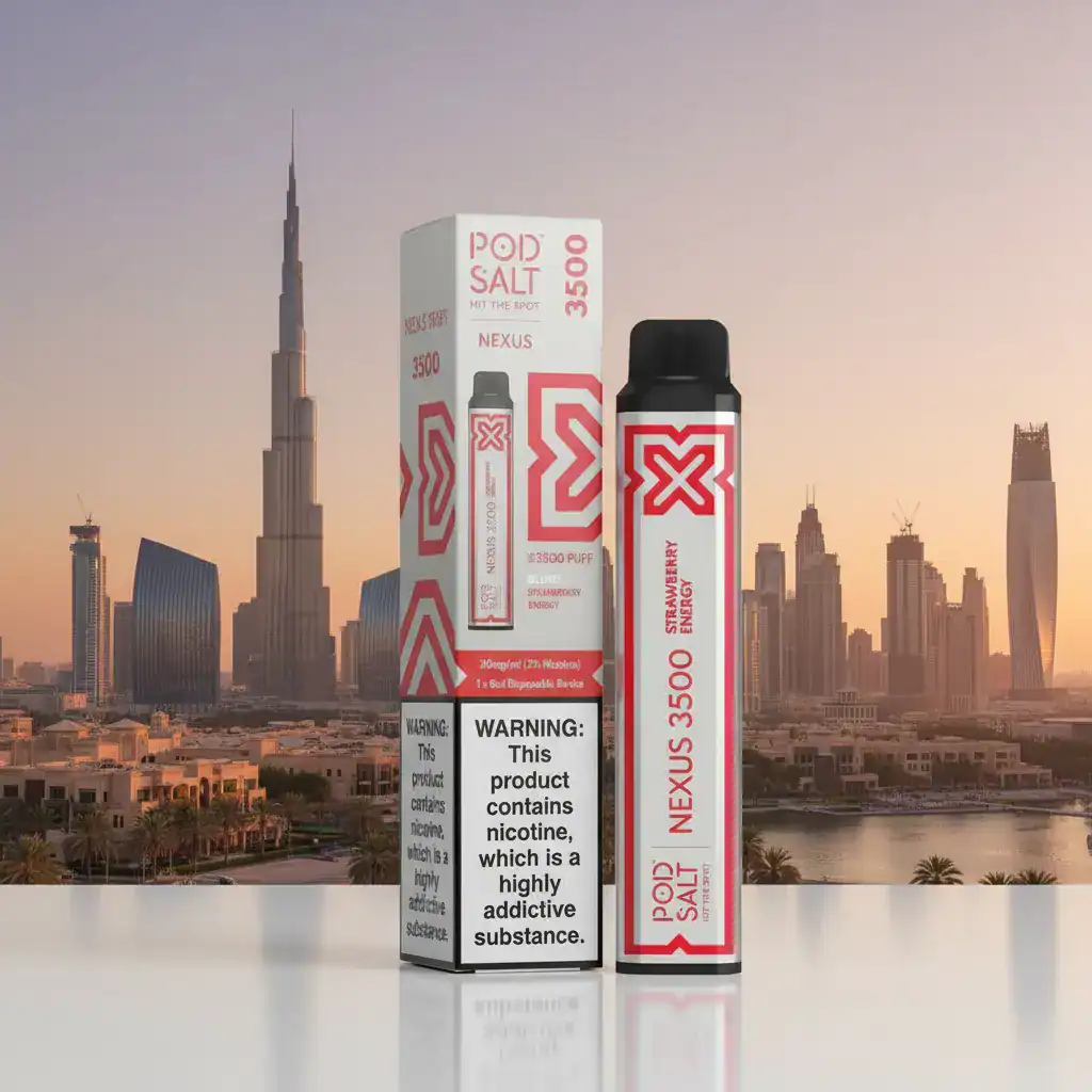 Nexus Strawberry Energy 3500 Puffs 2% Nicotine Disposable Vape