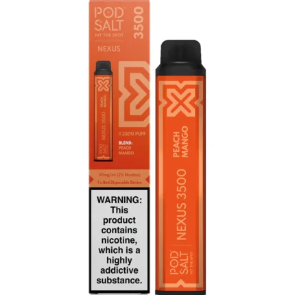 Nexus Peach Mango 3500 Puffs 2% Nicotine Disposable Vape
