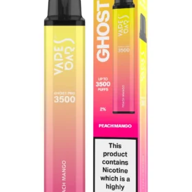 Peach Mango Vape Bar Ghost Pro 20mg 3500 Puffs — Disposable Vape in Dubai