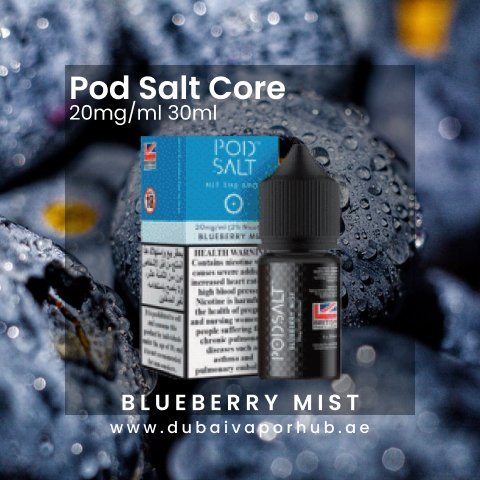 Pod Salt Core Blueberry Mist 2% 20 mg 30 ml