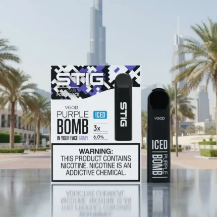 Stig Disposable – Iced Purple Bomb VGOD Pod Device