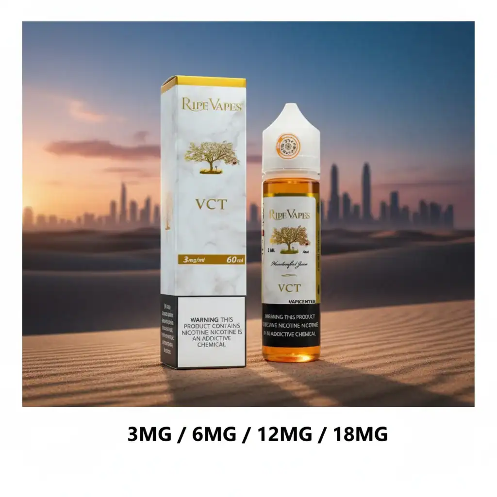 VCT by Ripe Vape 60ml – Vanilla Custard & Toasted Almond E-Liquid (3mg, 6mg, 12mg, 18mg Nicotine)