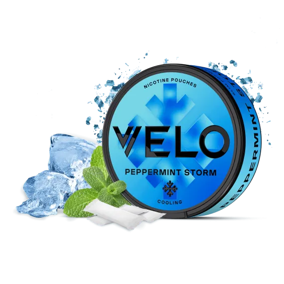 VELO Peppermint Storm 20 Nicotine Pouches in Dubai - Image 2