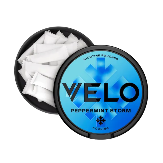 VELO Peppermint Storm 20 Nicotine Pouches in Dubai - Image 3