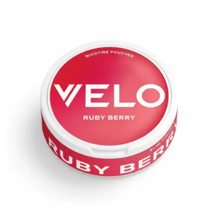 VELO Ruby Berry nicotine pouches in Dubai
