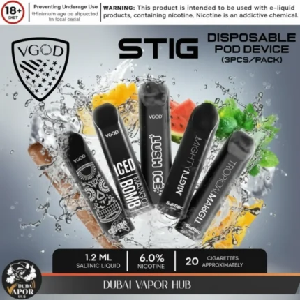 VGOD STIG Disposable Vape Bundle Packs – 6% Nicotine Salt