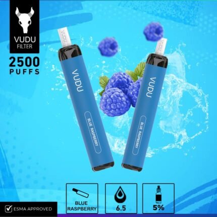 VUDU Filter - Blue Raspberry Disposable Pod Device (2500 Puffs)