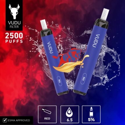 VUDU Filter - Red Disposable Pod Device (2500 Puffs)