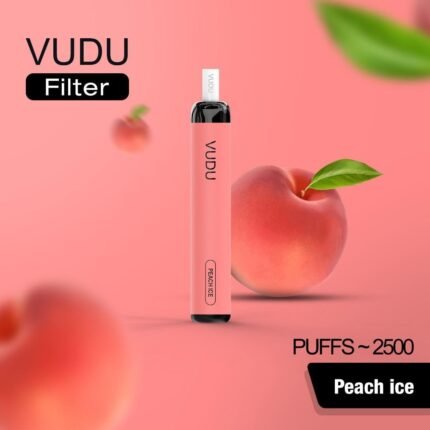 VUDU Filter - Peach Ice Disposable Pod Device (2500 Puffs)