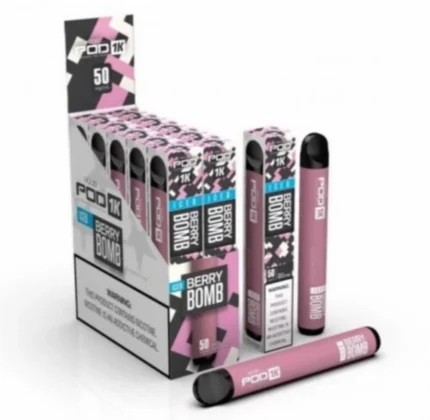 VGOD Pod 1k Iced Berry Bomb Disposable Vape 20mg