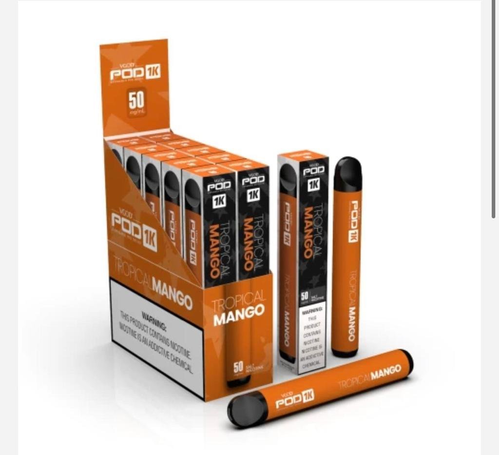 VGOD Pod - Tropical Mango Disposable Device 50mg - 1500 Puffs