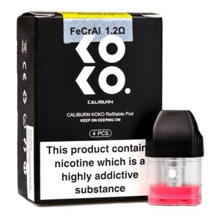 Alternative view of Caliburn KOKO Replacement Pods By Uwell 4 Pcs 1.2 Ohm