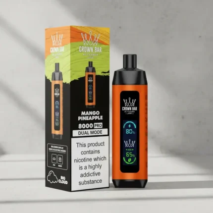 Crown Bar Al Fakher 8000 Puffs – Mango Pineapple Disposable Vape