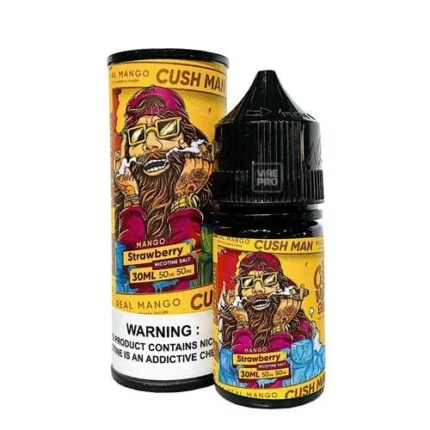 Cush Man Strawberry Nasty Juice Strawberry Mango and Menthol Vape Juice - 35mg & 50mg Nicotine Strength