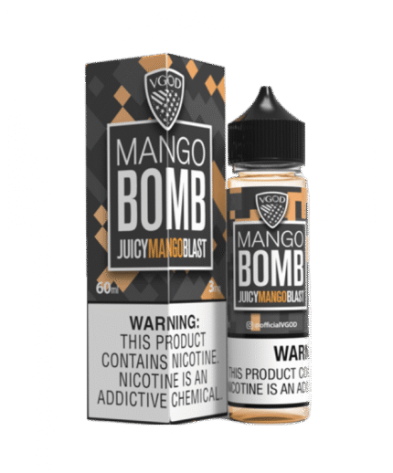 Alternative view of Mango Bomb by VGOD – 60mL (3 mg) – Vape Juice (Iced & Non-Iced)