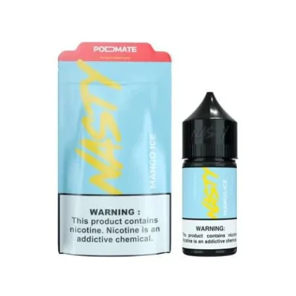 Mango Ice Nasty Juice Mango and Menthol Vape Juice 35mg & 50mg Nicotine Strength